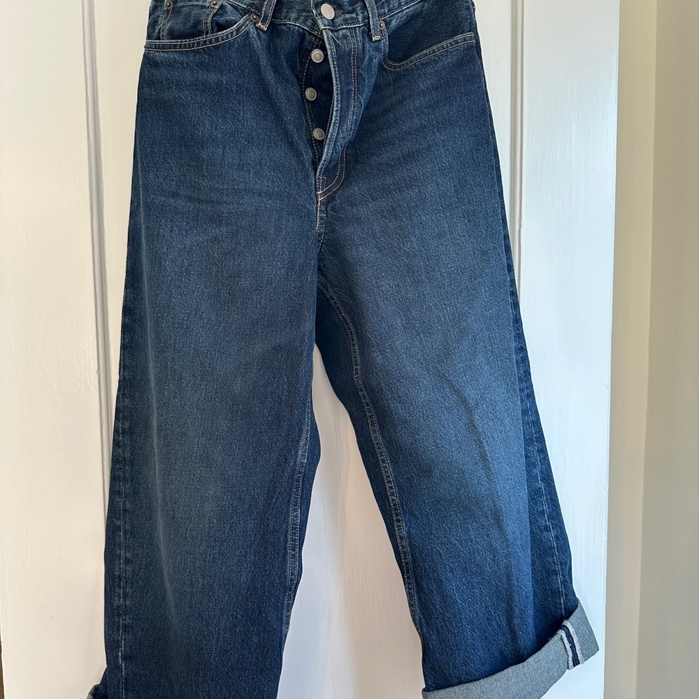 COS Dark Blue wide leg Jeans